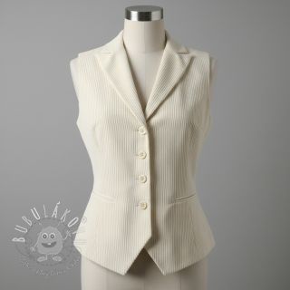 Menčester STRIPE ecru