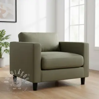 CANVAS STONEWASHED army green