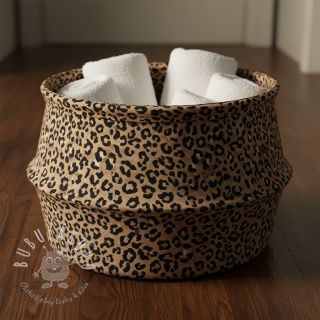 Dekoračná látka Animal skin light brown digital print