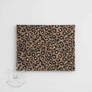 Dekoračná látka Animal skin light brown digital print