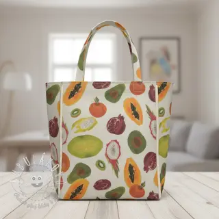 Dekoračná látka Linenlook Fruit digital print