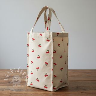 Dekoračná látka Linenlook Cherries natural