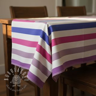 Dekoračná látka Stripes multicolour design A