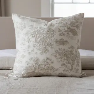 Dekoračná látka jacquard MACASSAR alover lin