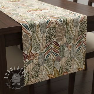 Dekoračná látka jacquard Egypte blanc