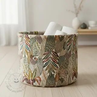 Dekoračná látka jacquard Egypte blanc