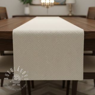 Dekoračná látka jacquard Saxo ecru