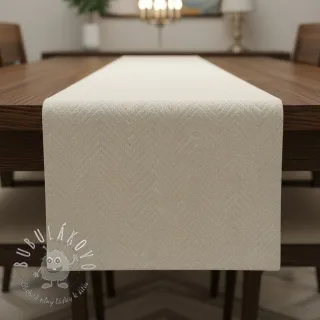 Dekoračná látka jacquard Saxo ecru