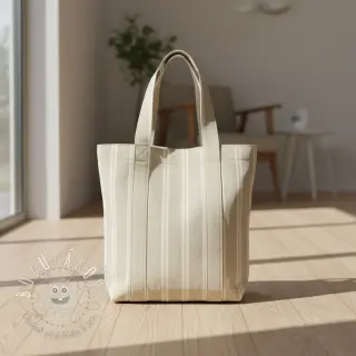 Dekoračná látka jacquard LINEN LOOK Etretat lin