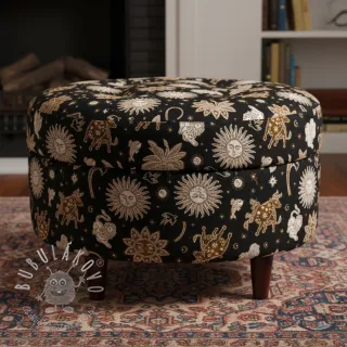 Dekoračná látka jacquard Pygmalion noir
