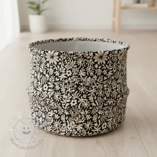 Dekoračná látka jacquard Sunlight noir