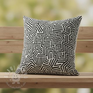 Dekoračná látka jacquard Mesopotamie allover graphite