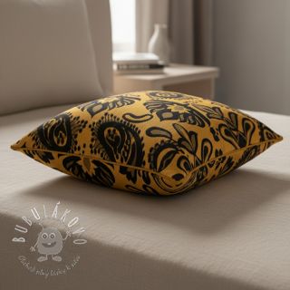 Dekoračná látka jacquard Baccara gold