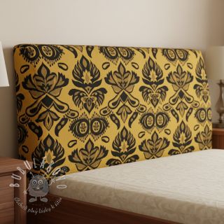 Dekoračná látka jacquard Baccara gold
