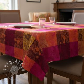 Dekoračná látka FRENCH TABLE CLOTH JACQUARD Niwa allover harissa