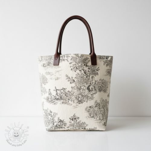 Dekoračná látka RUSTIC VINTAGE PRINT Gabrielle fusian