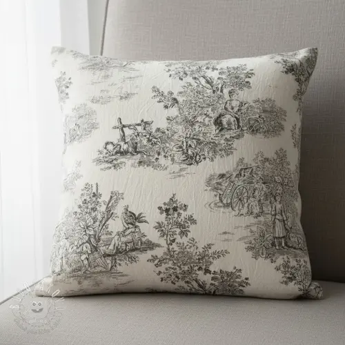 Dekoračná látka RUSTIC VINTAGE PRINT Gabrielle fusian