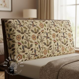 Dekoračná látka GOBELIN PREMIUM Primal Birdscape Art design B