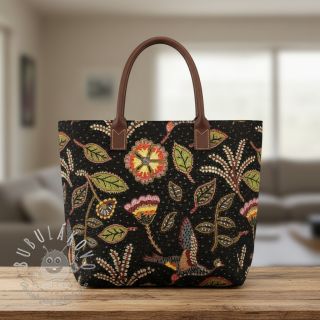 Dekoračná látka GOBELIN PREMIUM Primal Birdscape Art design A