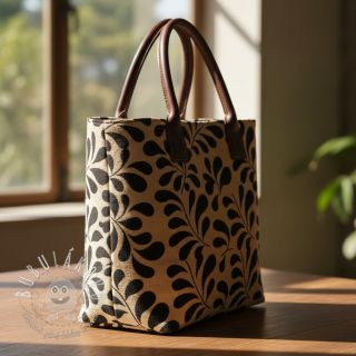 Dekoračná látka GOBELIN PREMIUM Drop Wave Branch design B