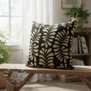 Dekoračná látka GOBELIN PREMIUM Drop Wave Branch design A