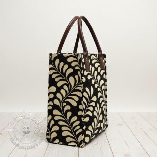 Dekoračná látka GOBELIN PREMIUM Drop Wave Branch design A