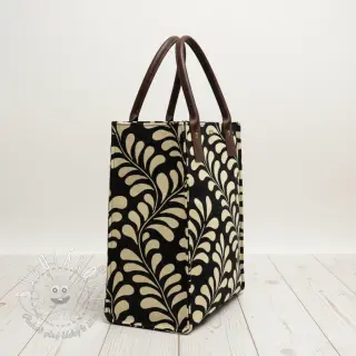 Dekoračná látka GOBELIN PREMIUM Drop Wave Branch design A