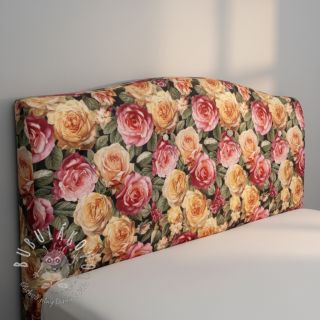 Dekoračná látka VELVET Romantic Rose Charm