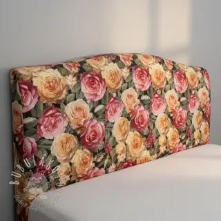 Dekoračná látka VELVET Romantic Rose Charm
