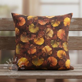 Dekoračná látka VELVET Ginko Biloba Leaf