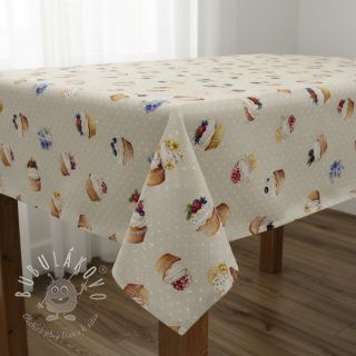 Dekoračná látka Cupcake Bake Off digital print