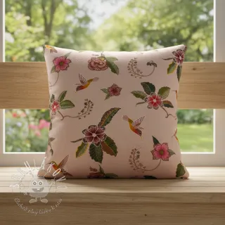 Dekoračná látka Floral Kolibri Art digital print