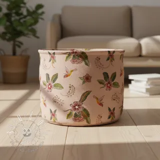 Dekoračná látka Floral Kolibri Art digital print