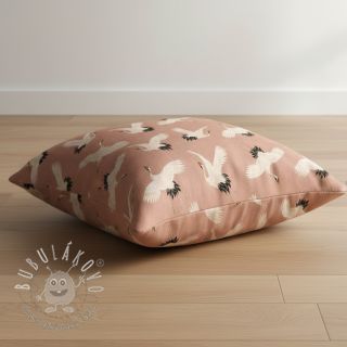 Dekoračná látka Crane Bird Dream digital print