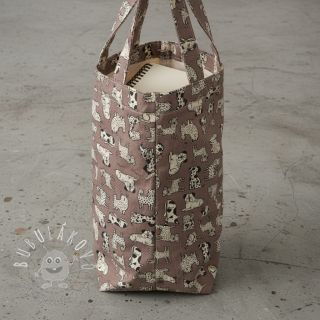 Dekoračná látka Linenlook premium Dog Wildlife Art