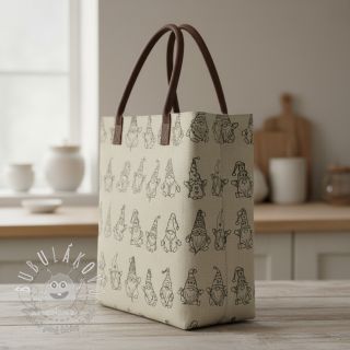 Dekoračná látka Linenlook premium Tomte Jolly Line