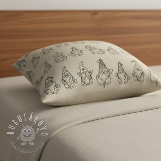 Dekoračná látka Linenlook premium Tomte Jolly Line