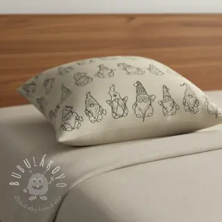 Dekoračná látka Linenlook premium Tomte Jolly Line