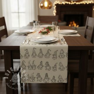 Dekoračná látka Linenlook premium Tomte Jolly Line