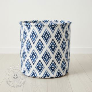 Dekoračná látka premium Rhombus navy