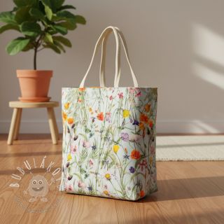 Dekoračná látka s teflonovou úpravou Wildflower Sunny Field