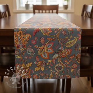 Dekoračná látka jacquard Inaya ciel