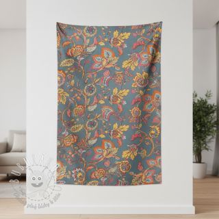 Dekoračná látka jacquard Inaya ciel