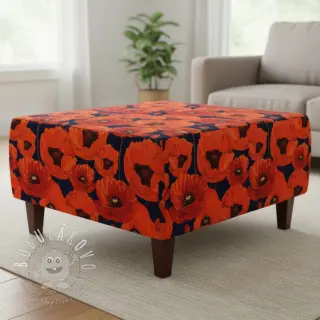 Dekoračná látka s teflonovou úpravou POPPY GARDEN