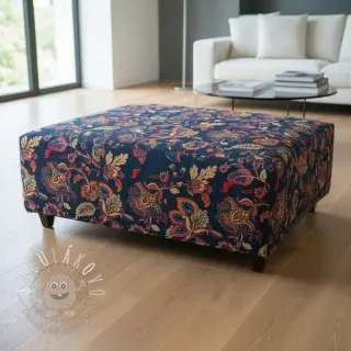 Dekoračná látka jacquard Inaya bleu