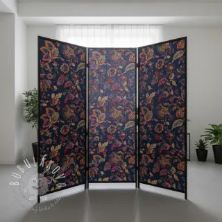 Dekoračná látka jacquard Inaya bleu