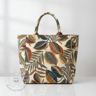 Dekoračná látka jacquard Cacao allover multico