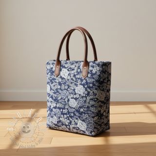 Dekoračná látka jacquard Draco indigo
