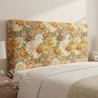 Dekoračná látka jacquard Opium allover kaki