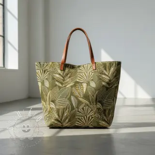 Dekoračná látka jacquard Legende kaki